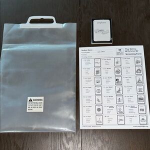 THE ENTIRE WORLD of R Screening forms and cards NWOT